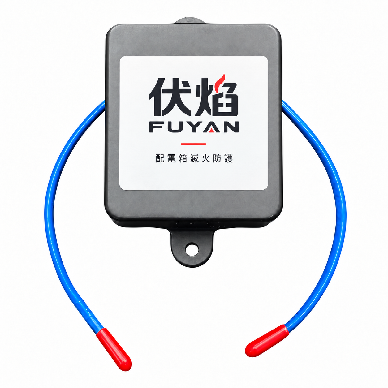 伏焰方形 AI 品牌外觀示意